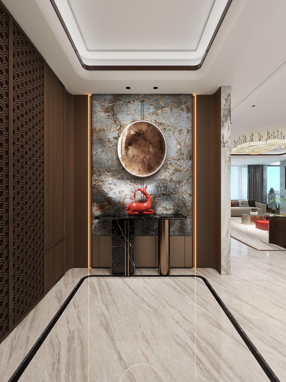 華僑城原岸裝修,新中式