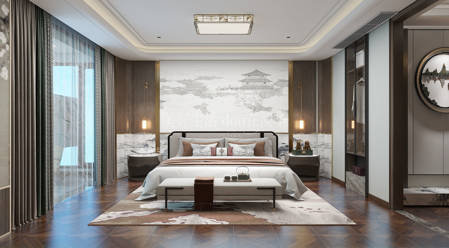 新中式,大平層裝修