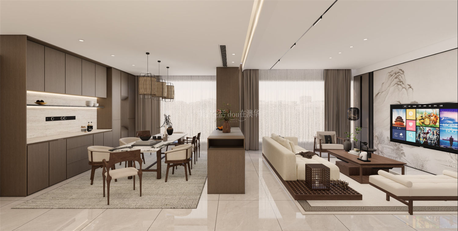 宋氏風,武漢別墅裝修