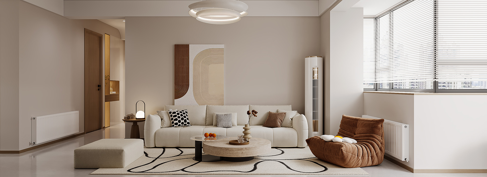 保利公園九里裝修,原木極簡