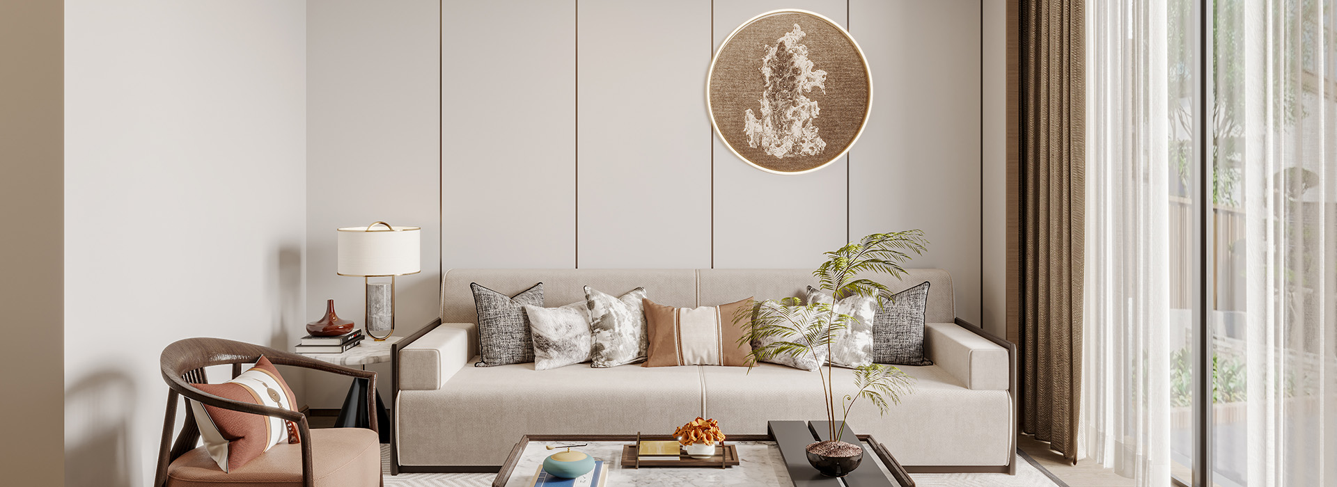 巢立方別墅裝修,現(xiàn)代中式