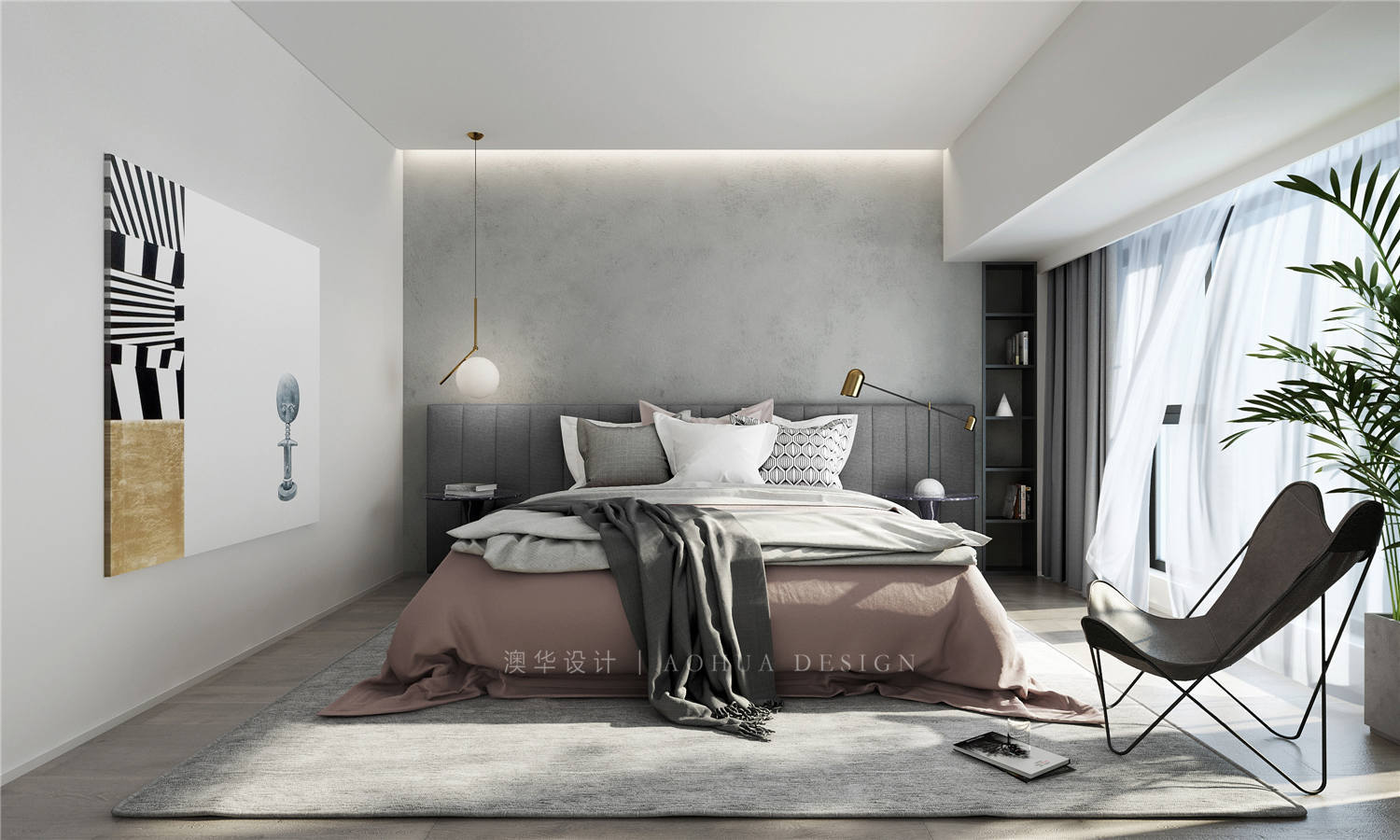 大華公園世家裝修,現(xiàn)代簡約