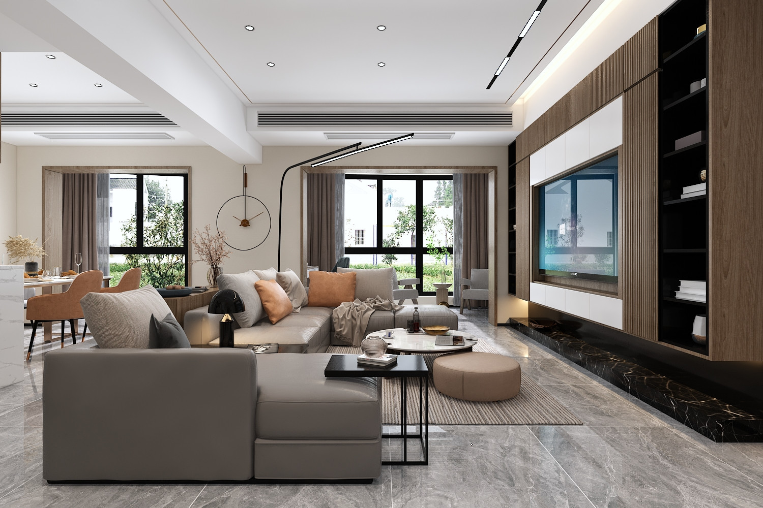 福星惠譽城市花園裝修,復(fù)式裝修