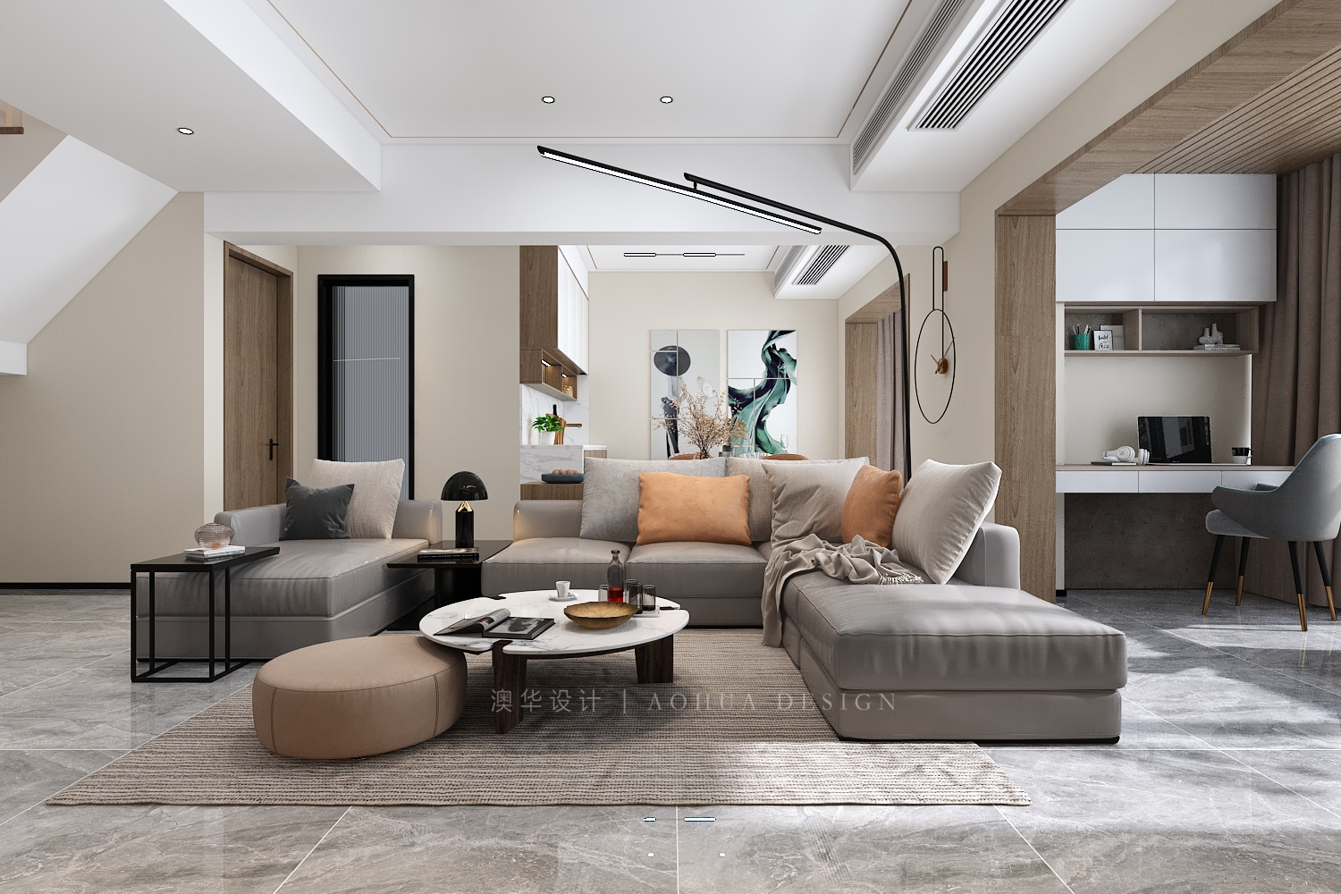 福星惠譽城市花園裝修,復(fù)式裝修