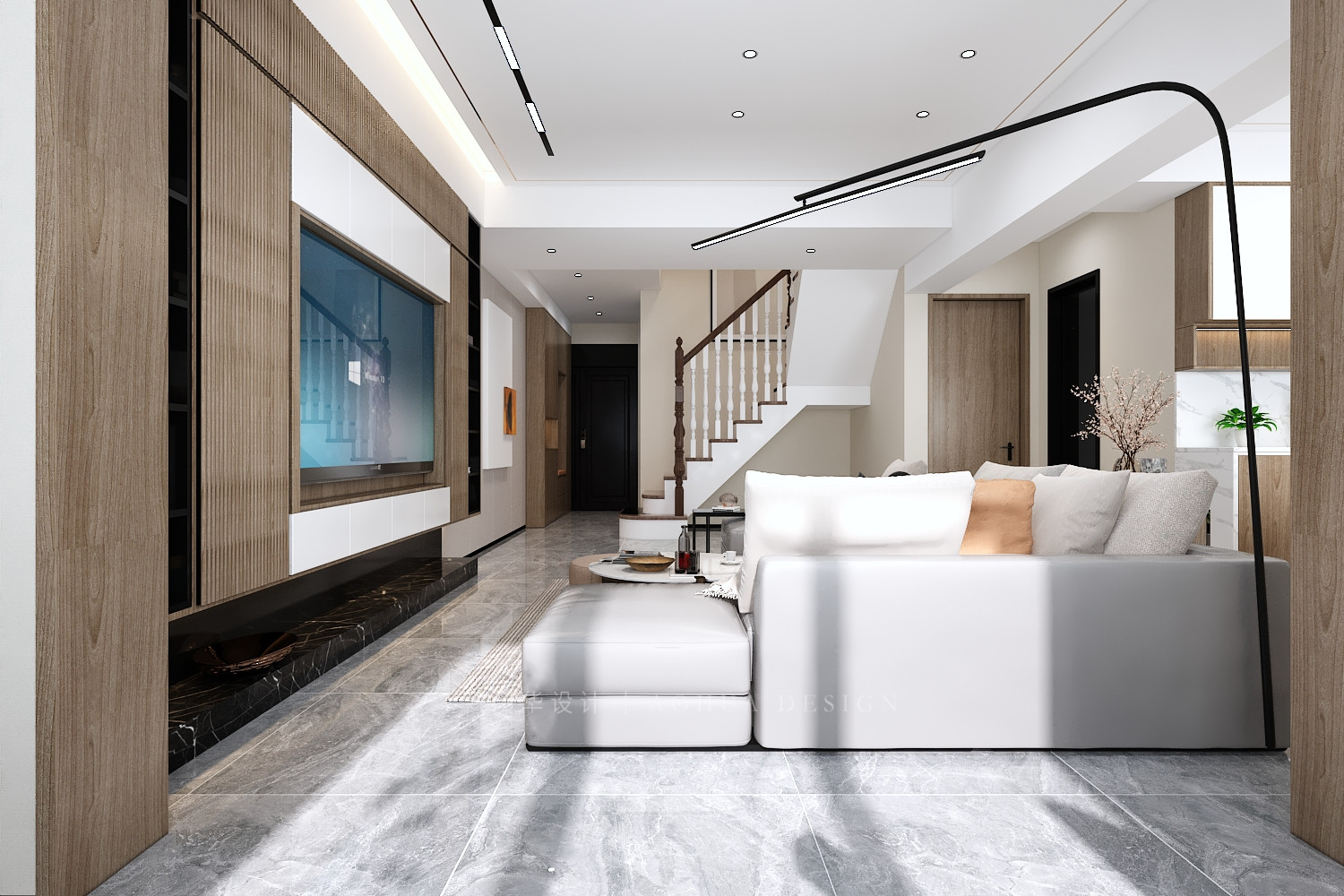 復(fù)式裝修,意式極簡