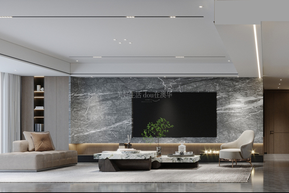 大平層裝修,意式極簡