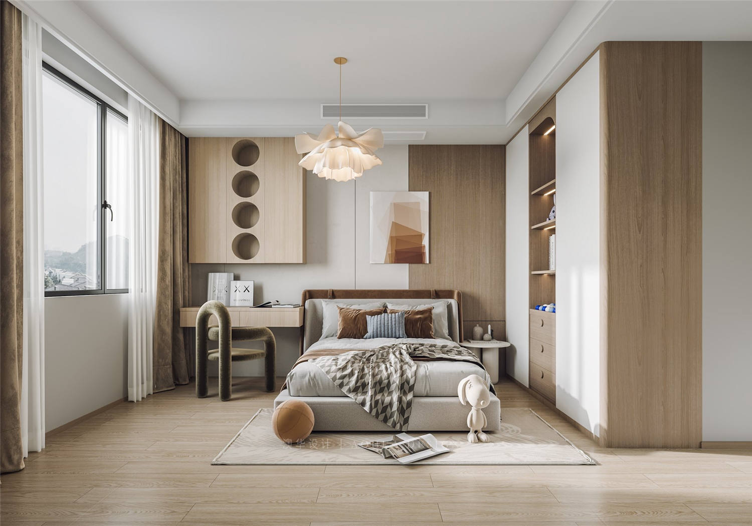 同馨花園雍豪府裝修,侘寂風(fēng)