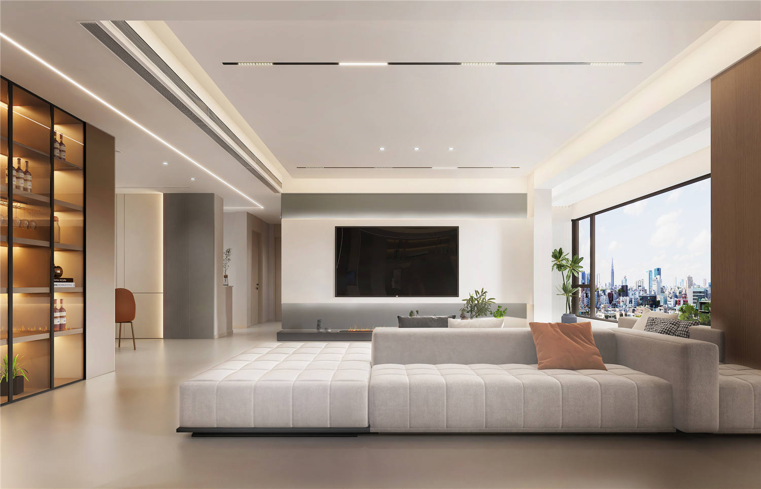 香樾洲裝修,現(xiàn)代輕奢風格