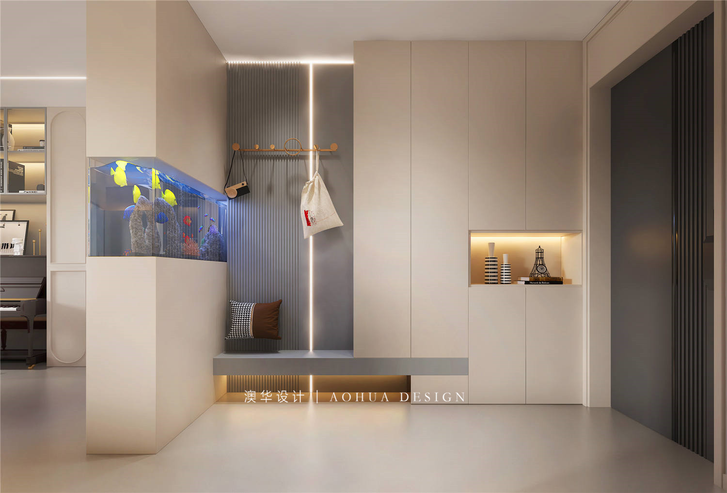 香樾洲裝修,現(xiàn)代輕奢風格