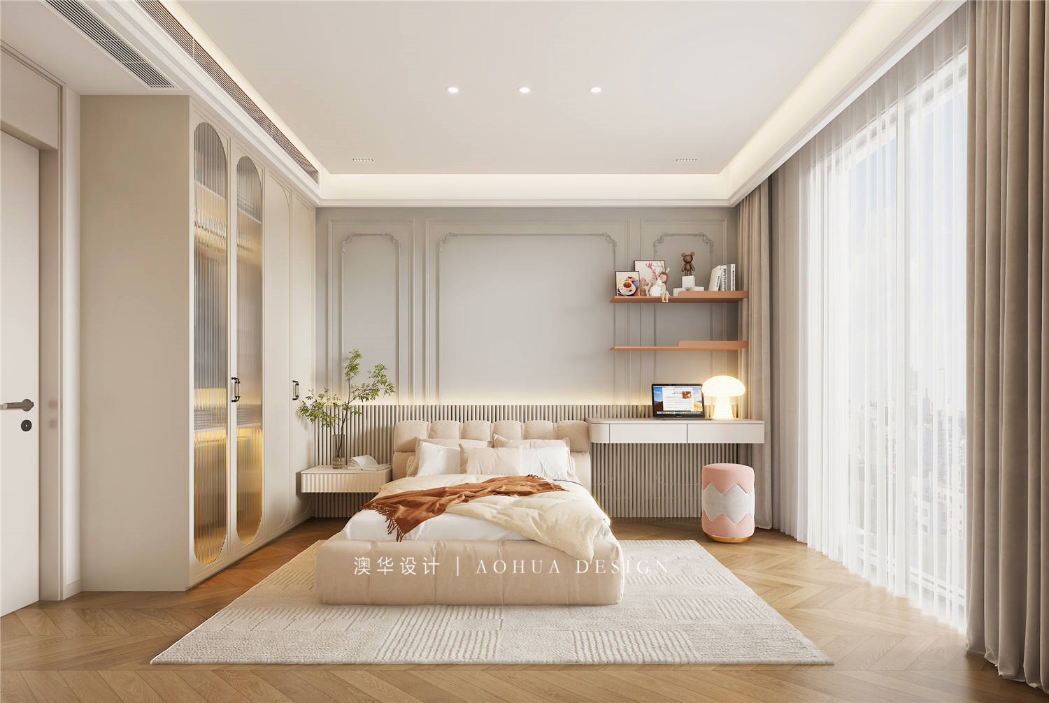 香樾洲裝修,現(xiàn)代輕奢風格