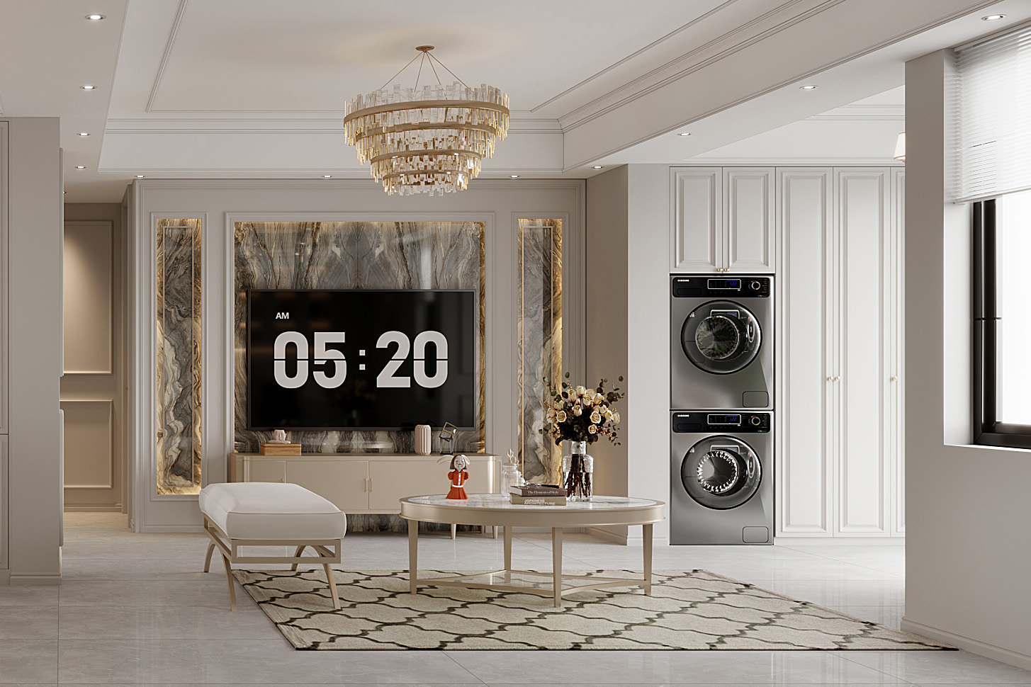 復地悅城裝修,法式輕奢風格