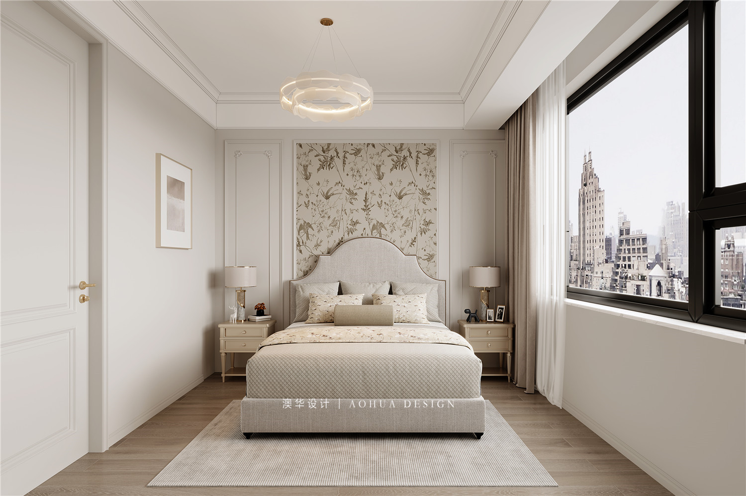 復地悅城裝修,法式輕奢風格