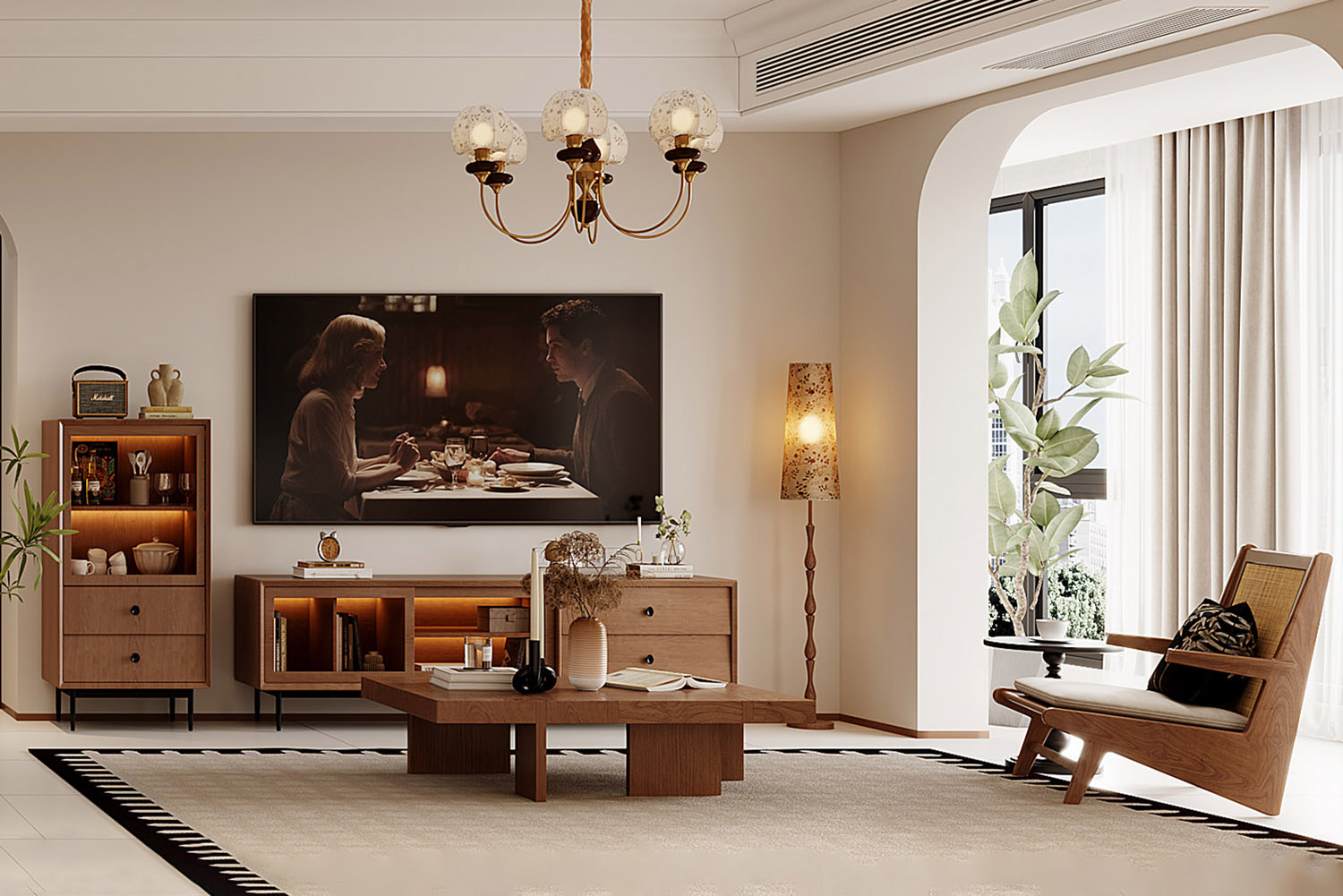 華僑城紅坊裝修,中古風(fēng)