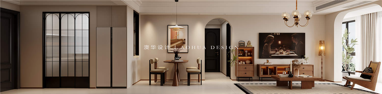 華僑城紅坊裝修,中古風(fēng)