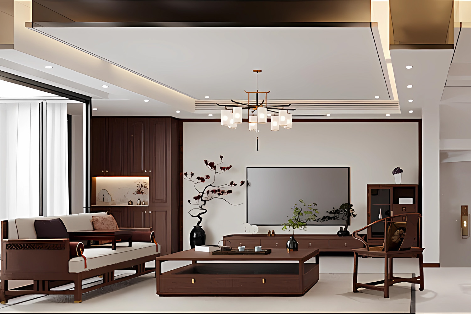 書院世家裝修,新中式風(fēng)格