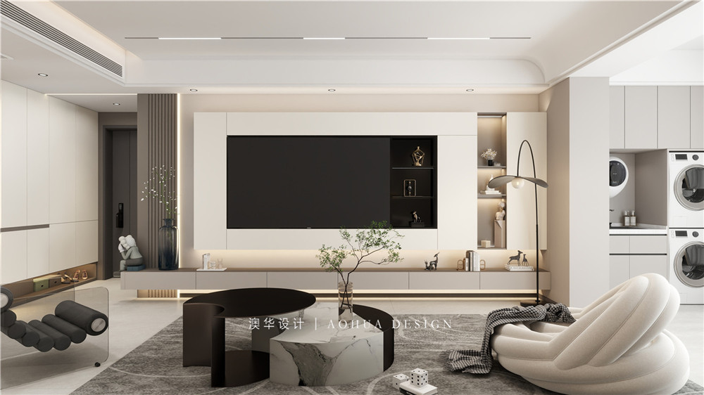 融創(chuàng)玖璽臺裝修,輕奢風