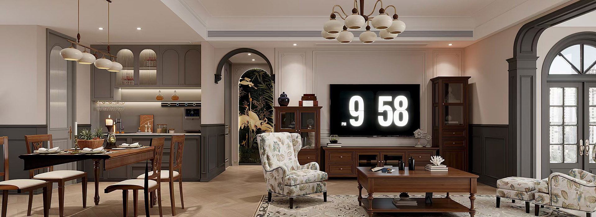 華僑城原岸裝修,美式風(fēng)格