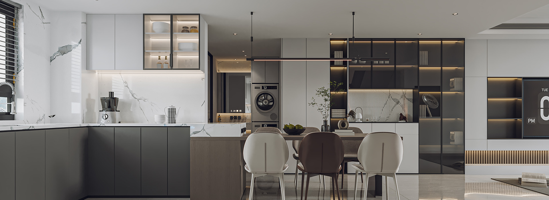 華僑城歡樂(lè)天際裝修,現(xiàn)代風(fēng)格