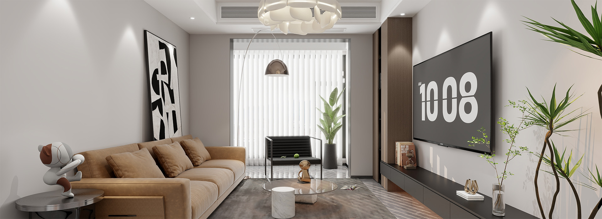 城建信達(dá)后湖里裝修,現(xiàn)代簡(jiǎn)約風(fēng)格