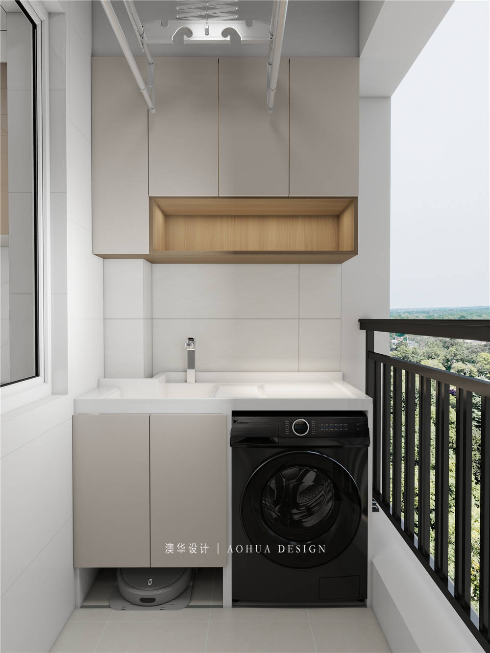 越秀中交星匯園裝修,原木奶油風(fēng)