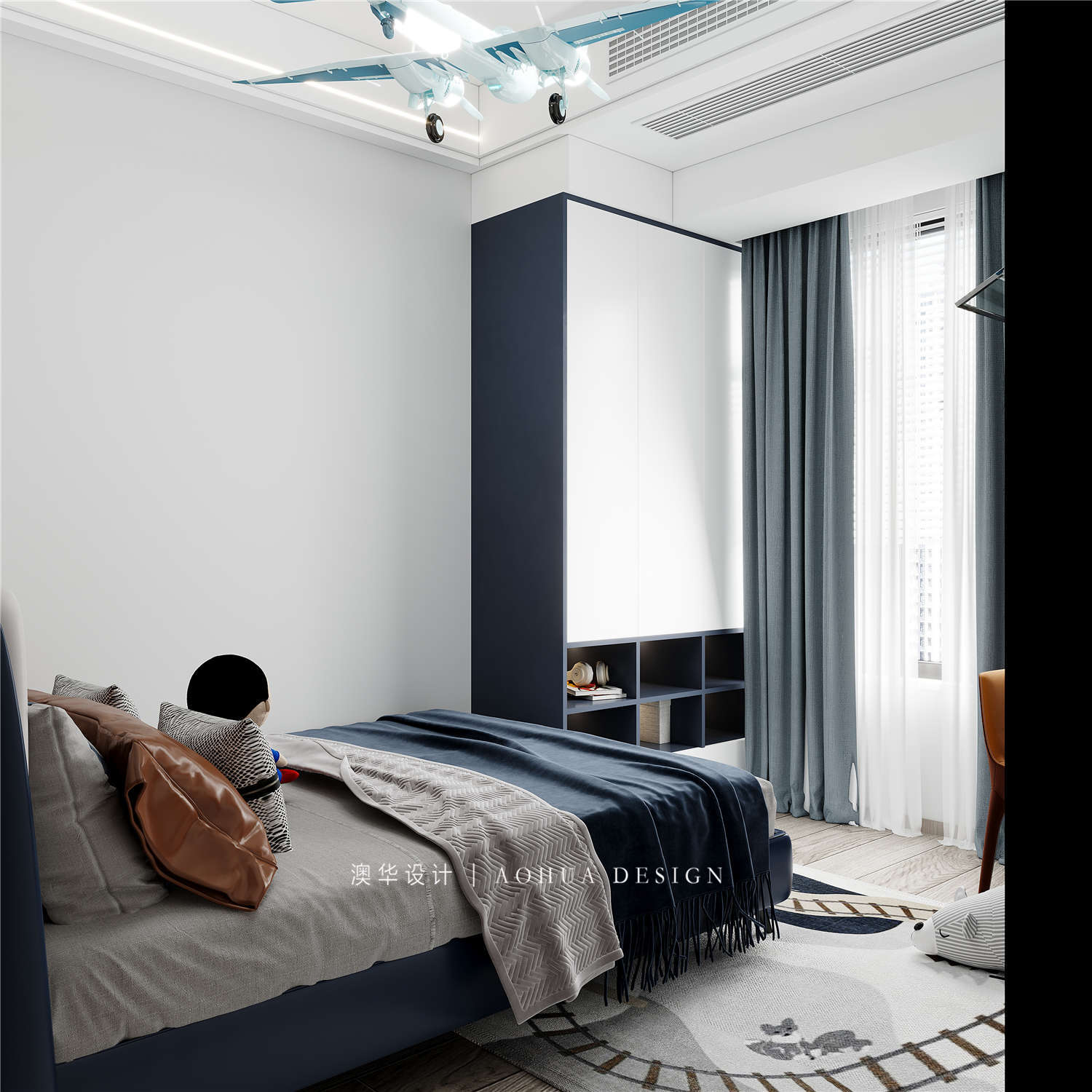 華僑城紅坊裝修,意式輕奢風格