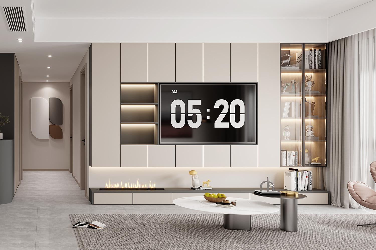 中建大公館裝修,現(xiàn)代簡約風格