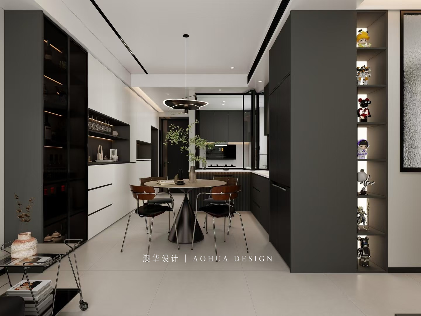 華僑城歡樂天際裝修,現(xiàn)代極簡