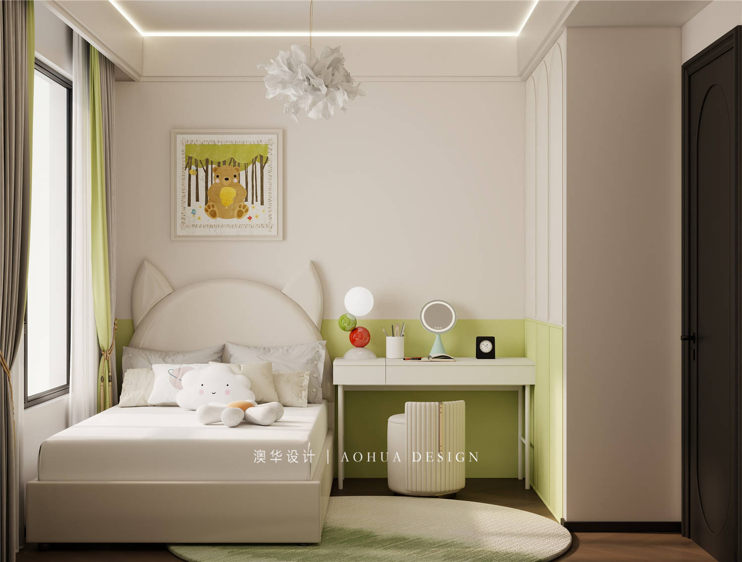 華發(fā)都薈天地裝修,法式復(fù)古風(fēng)格