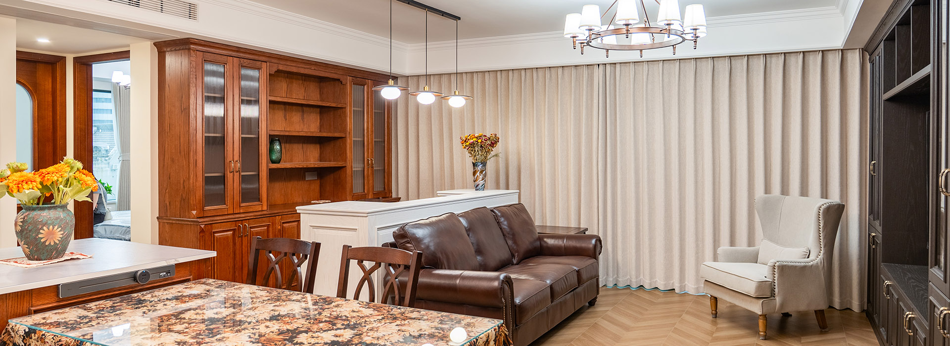 長(zhǎng)投保利·漢口印裝修,美式復(fù)古