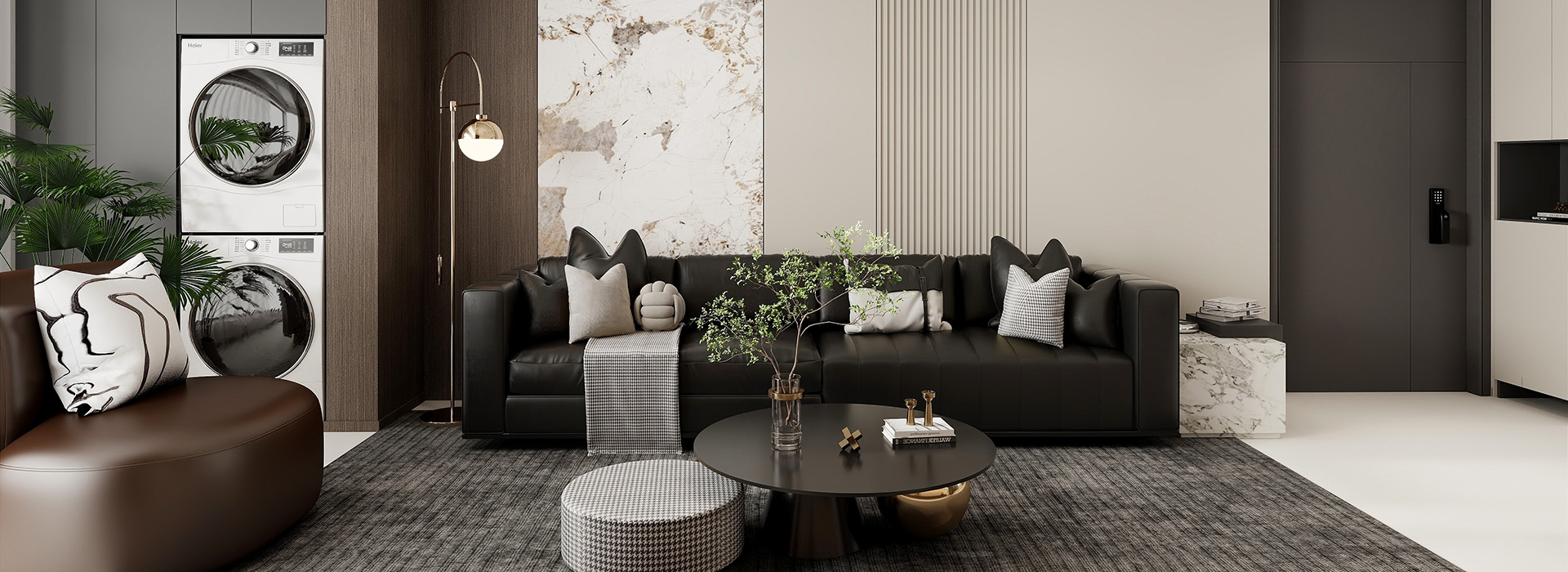 長(zhǎng)投保利漢口印裝修,現(xiàn)代輕奢