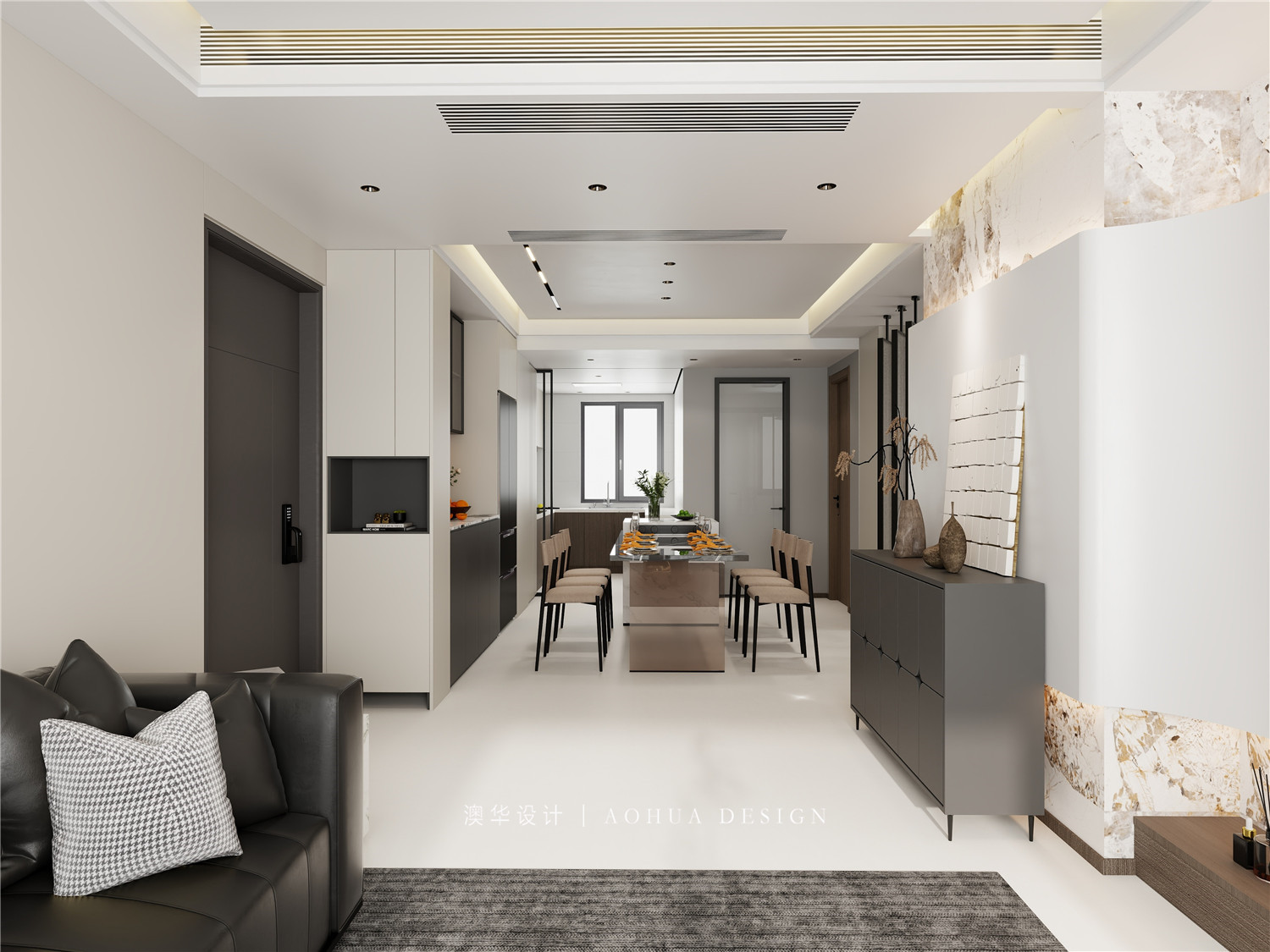 長(zhǎng)投保利漢口印裝修,現(xiàn)代輕奢