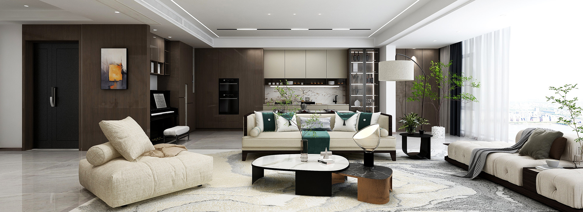 城投翰城裝修,輕奢風(fēng)