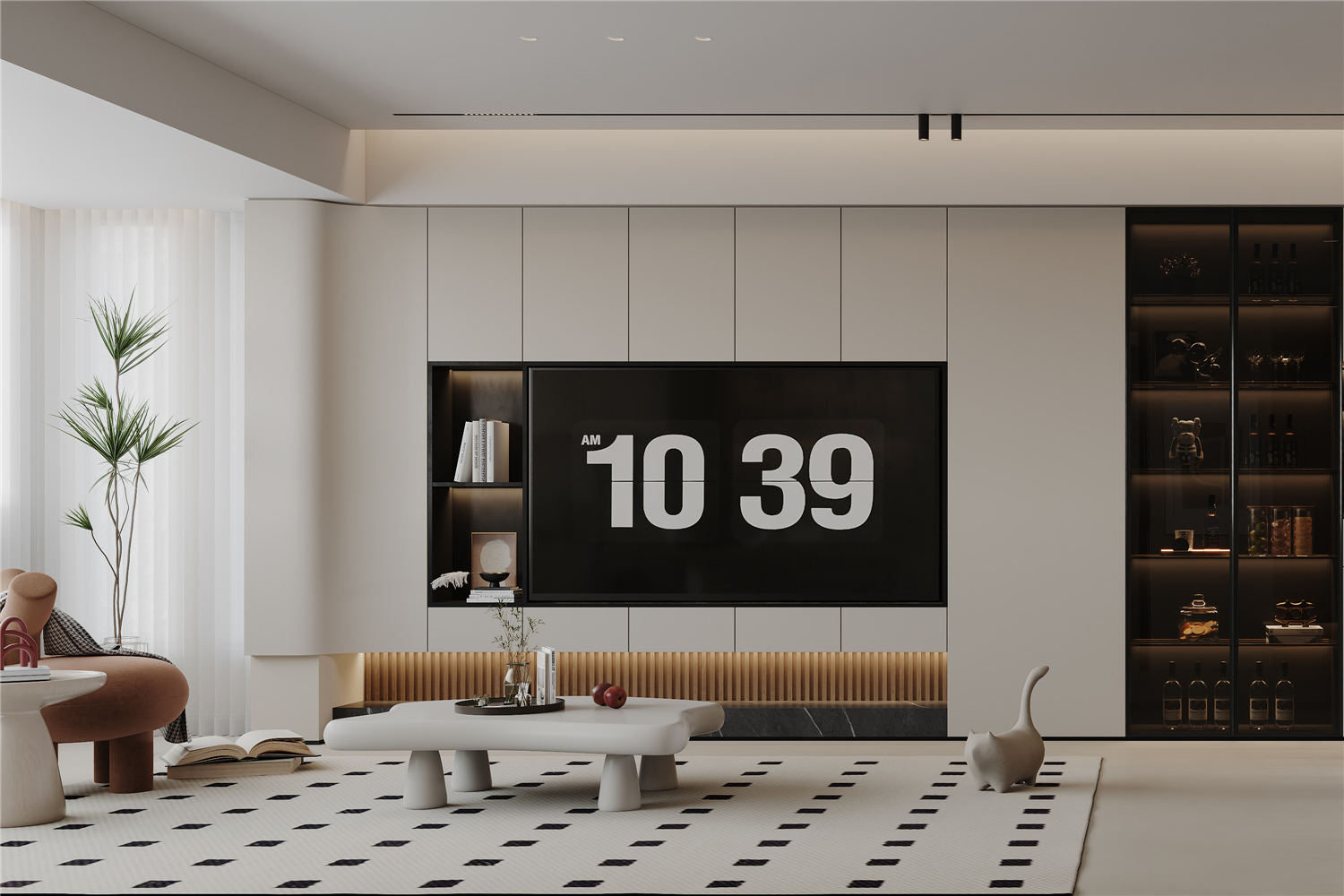 南山·縱橫濱江時(shí)代裝修,奶油風(fēng)格