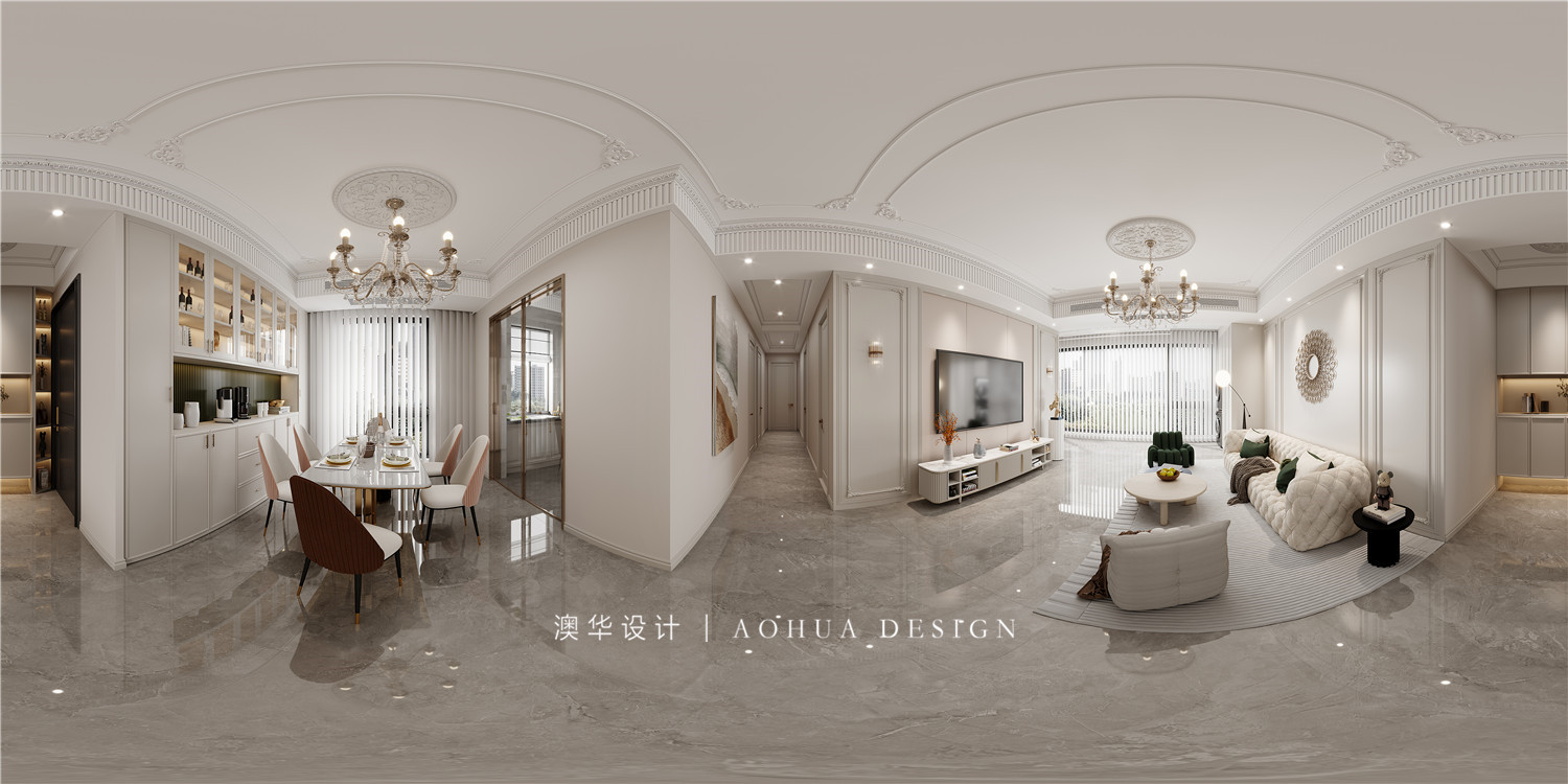 世茂十里星河裝修,法式輕奢風(fēng)格