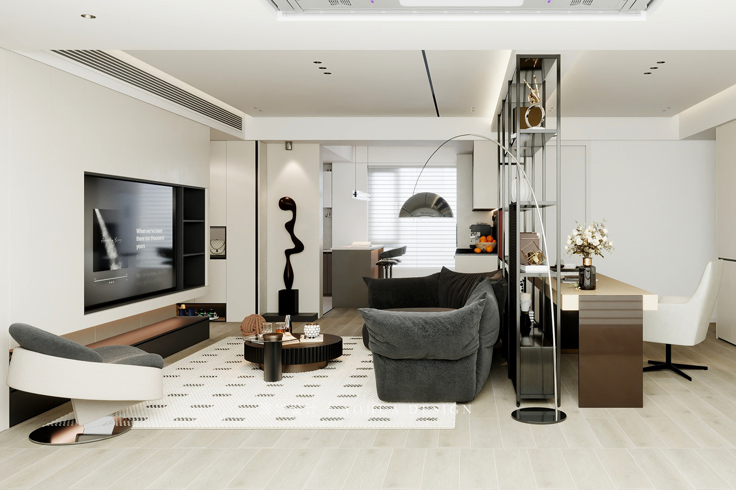 華發(fā)都薈天地裝修,現(xiàn)代風(fēng)格裝修