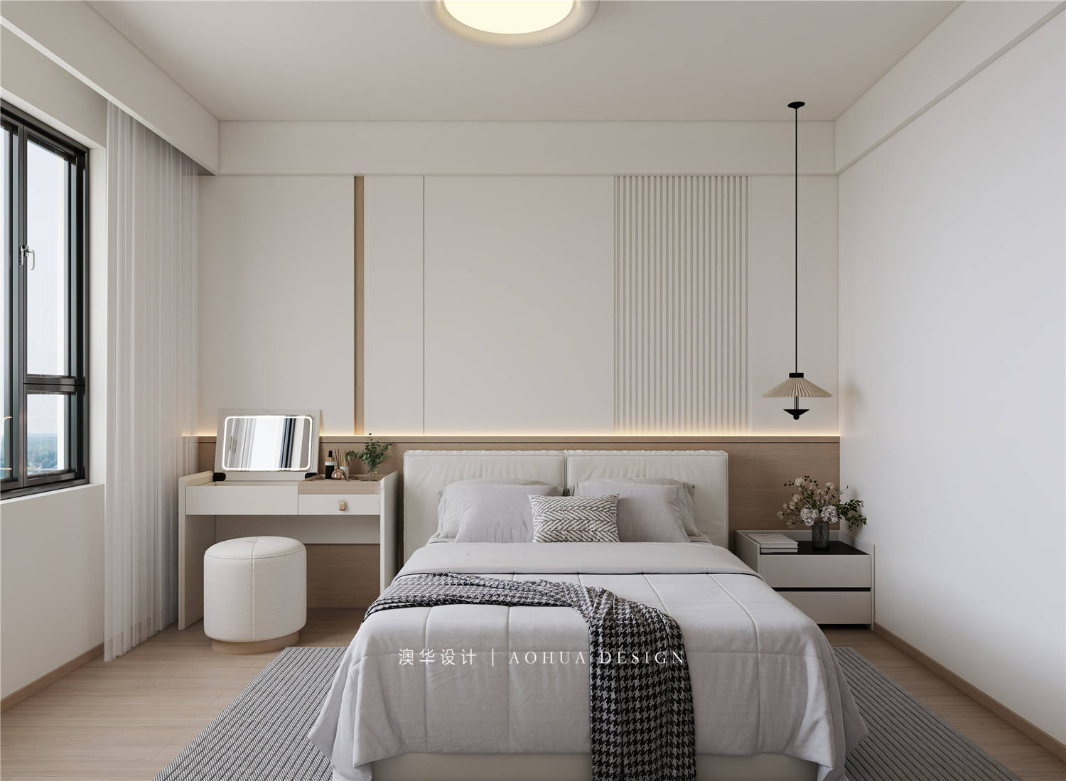 芷岸龍庭裝修,現(xiàn)代原木風格