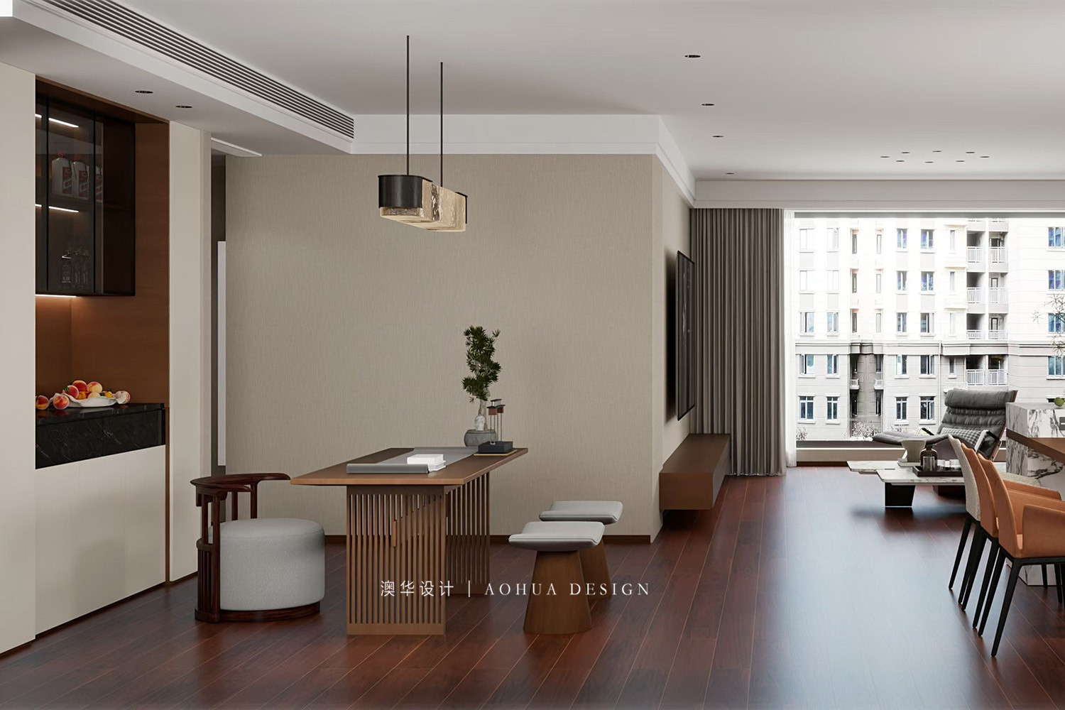 光谷創(chuàng)新天地裝修,大平層裝修