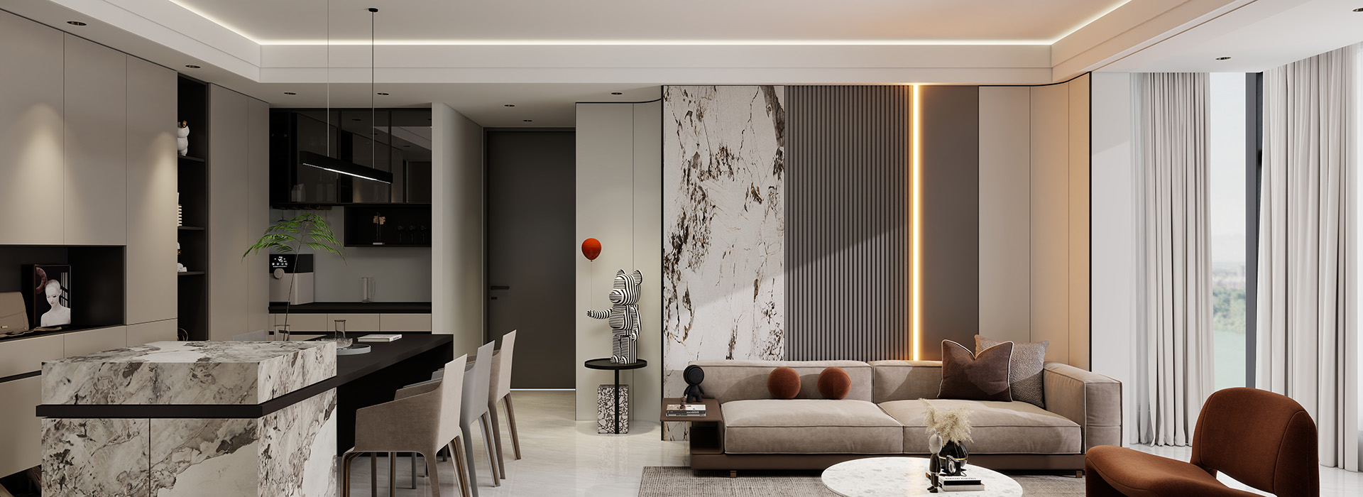 漢口1872裝修,輕奢風格