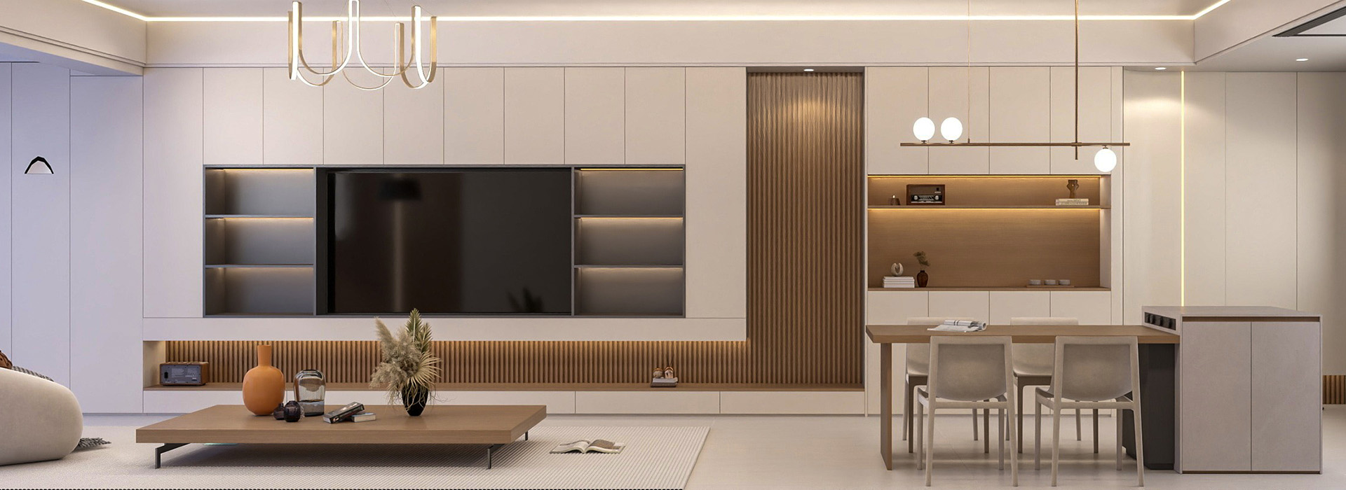 樾景臺裝修,現(xiàn)代原木風(fēng)格