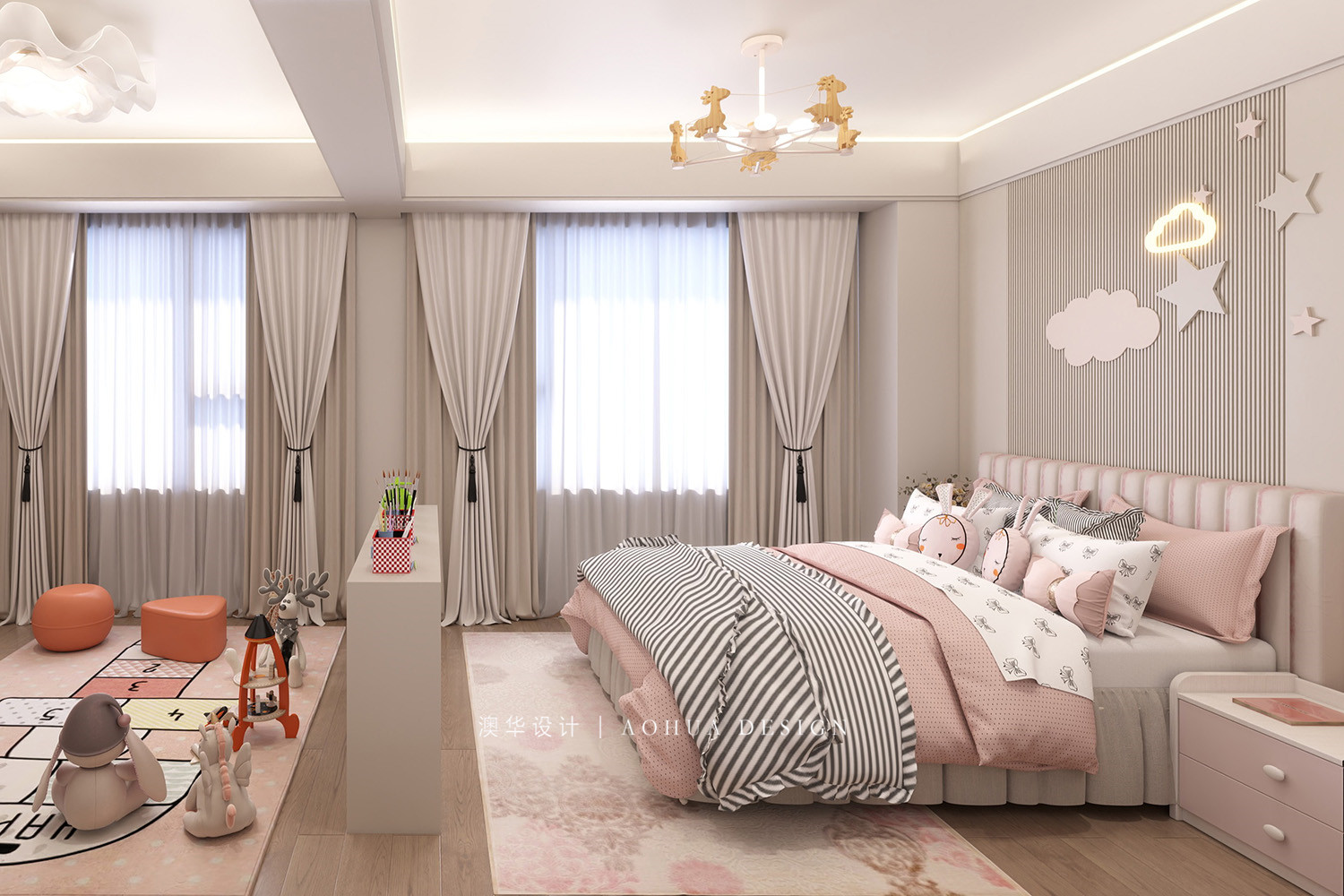 樾景臺裝修,現(xiàn)代原木風(fēng)格