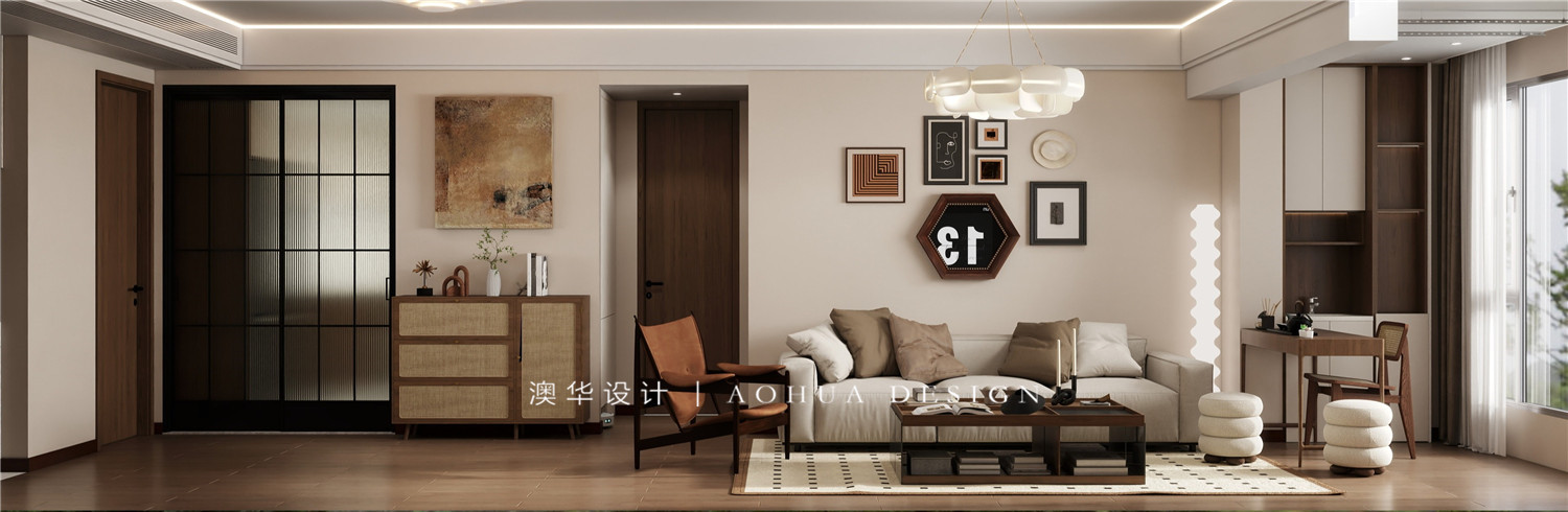 政通菁苑裝修,現(xiàn)代中古風(fēng)格