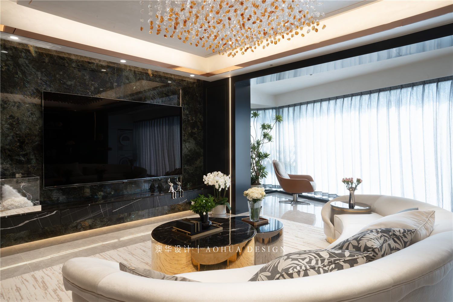 招商江山風(fēng)華裝修,意式輕奢風(fēng)