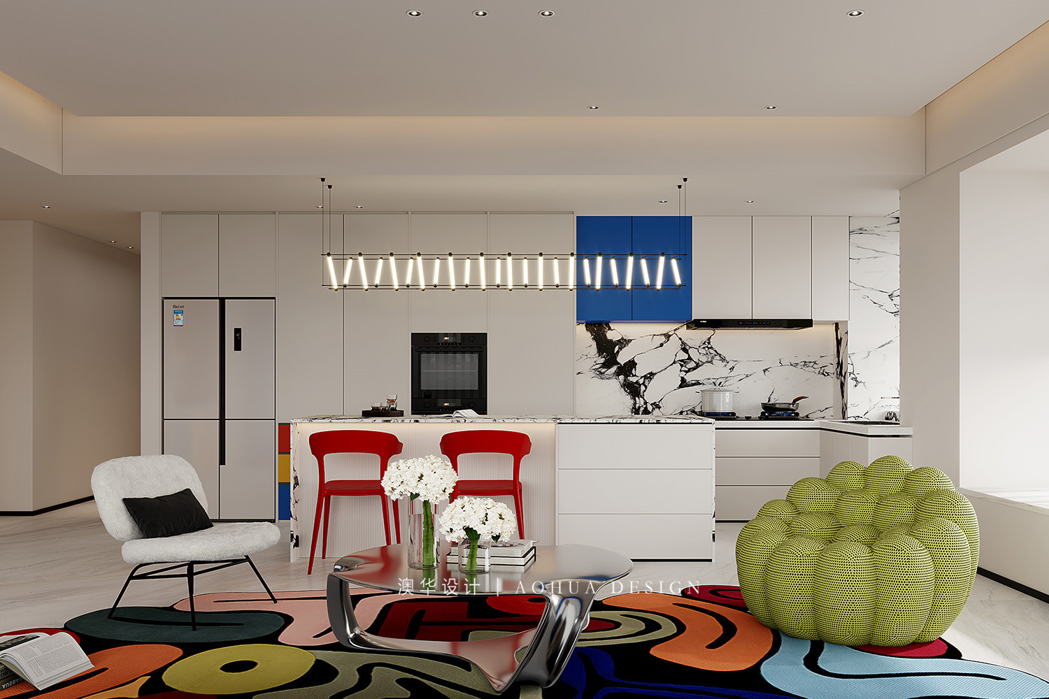 大戶型裝修,孟菲斯風(fēng)格