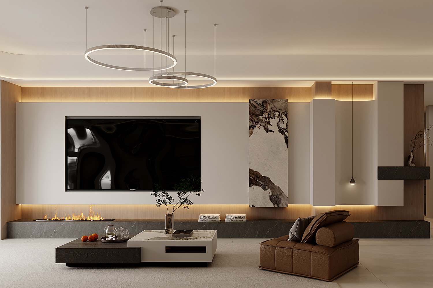 華發(fā)外灘首府裝修,意式輕奢風(fēng)格