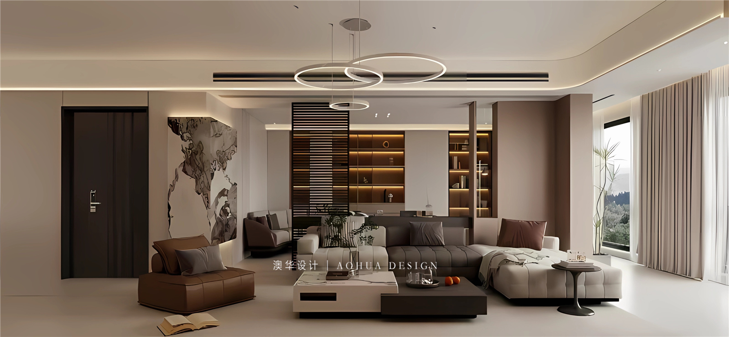 華發(fā)外灘首府裝修,意式輕奢風(fēng)格