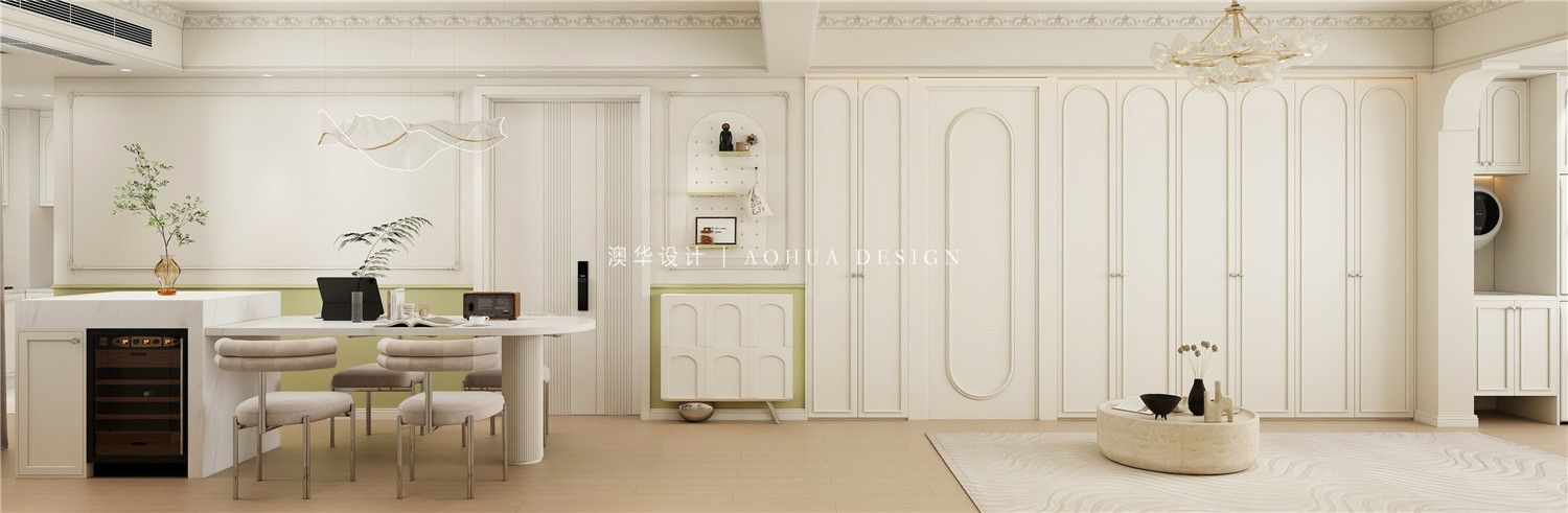 聯(lián)投驛園裝修,輕法式裝修