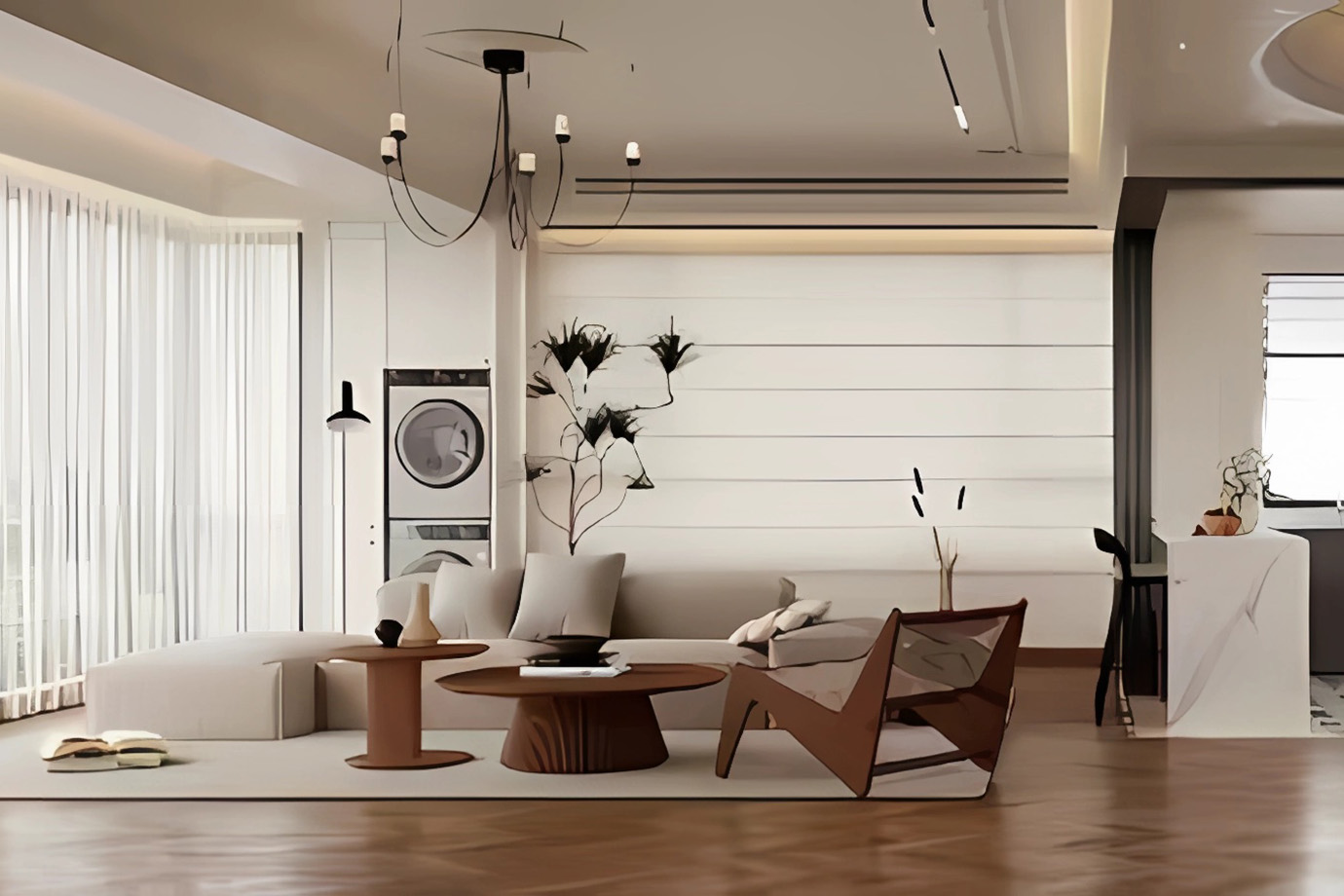 綠地海珀濱江裝修,法式風(fēng)格裝修