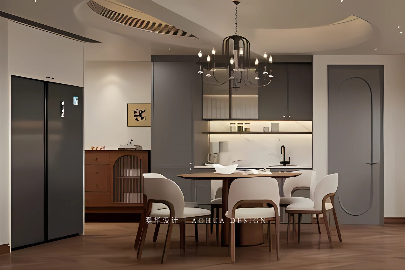 綠地海珀濱江裝修,法式風(fēng)格裝修