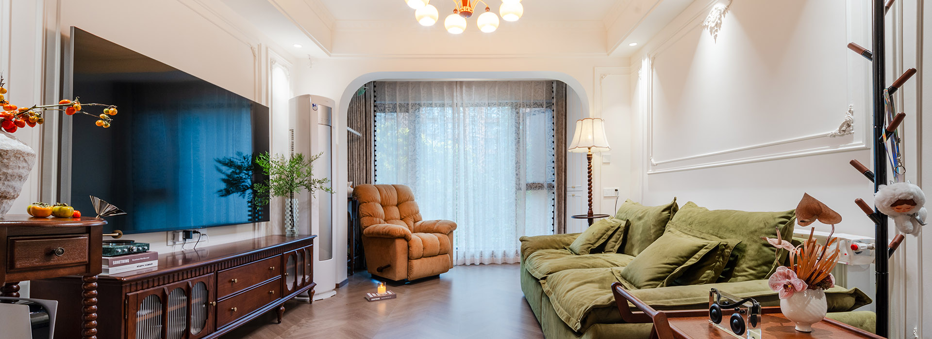 武漢天地御江苑裝修,法式風(fēng)格