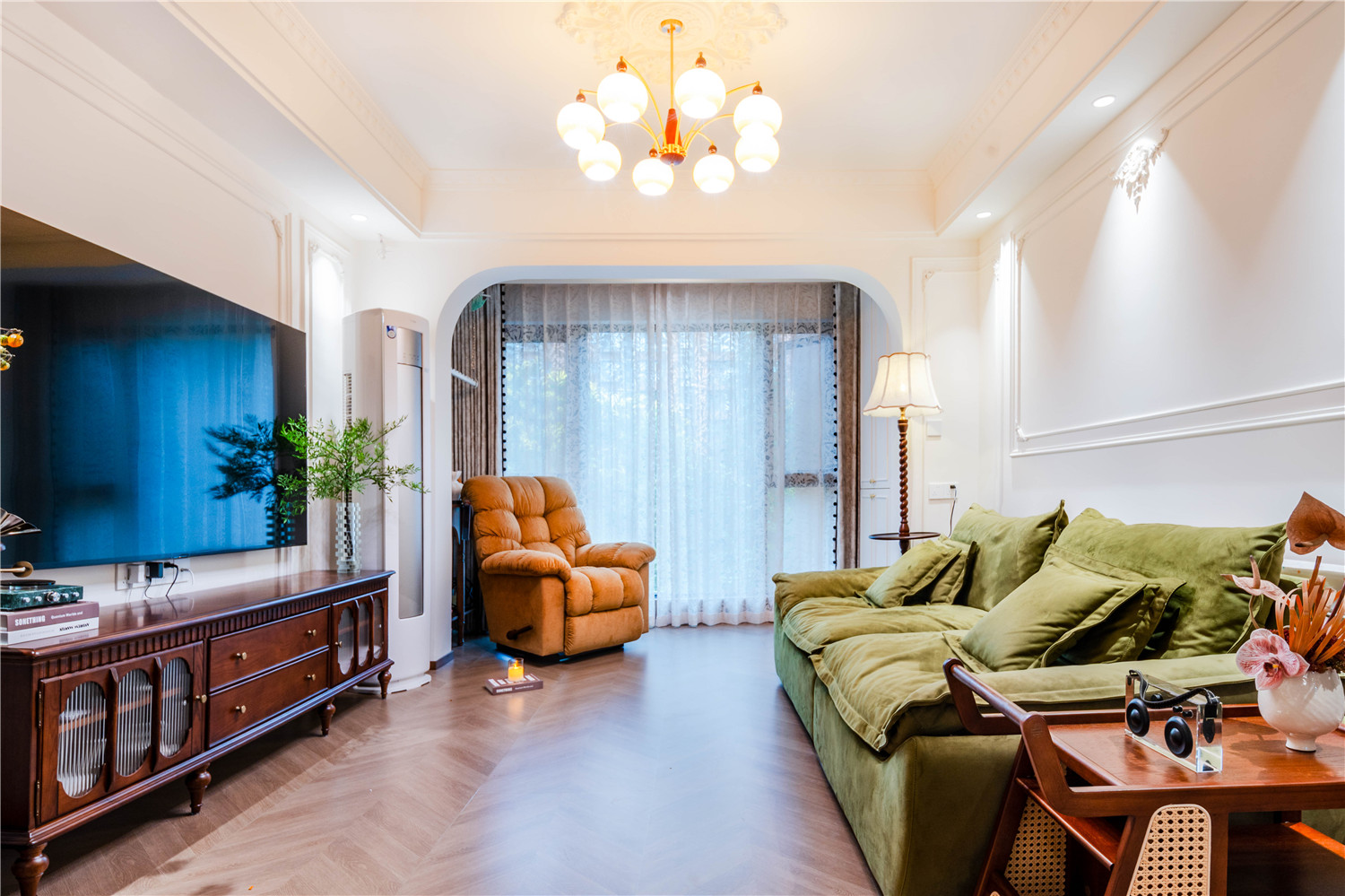 武漢天地御江苑裝修,法式風(fēng)格